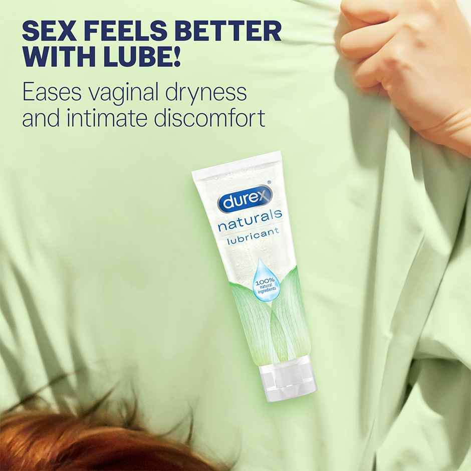 Durex Slide & Ride Stroker (1pc) & Durex Naturals Intimate Lubricant Gel (100ml) Combo 