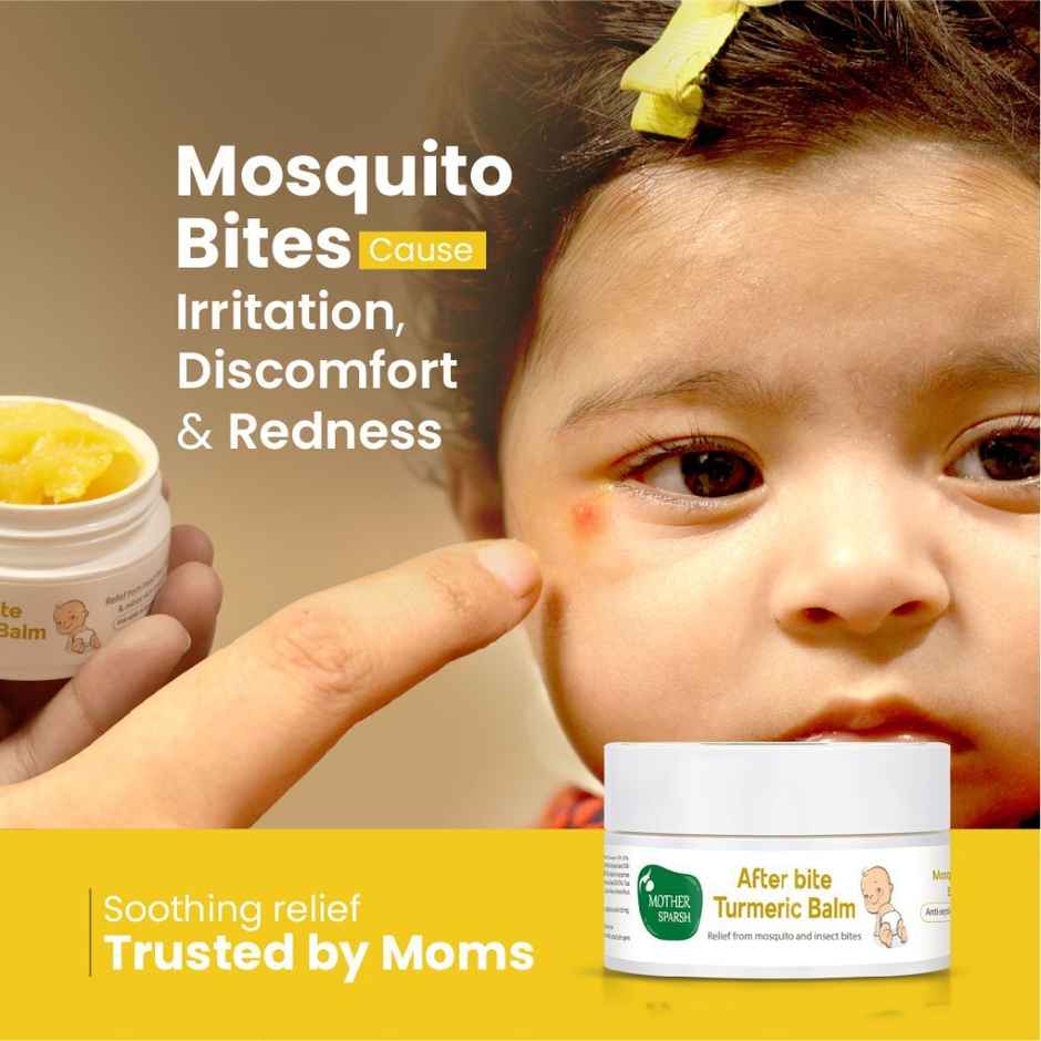 Mother Sparsh After Bite Turmeric Balm For Rashes And Mosquito Bites