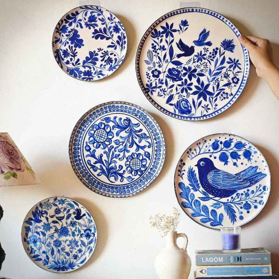 Ritualistic Holland Wall Plates- Set of 5