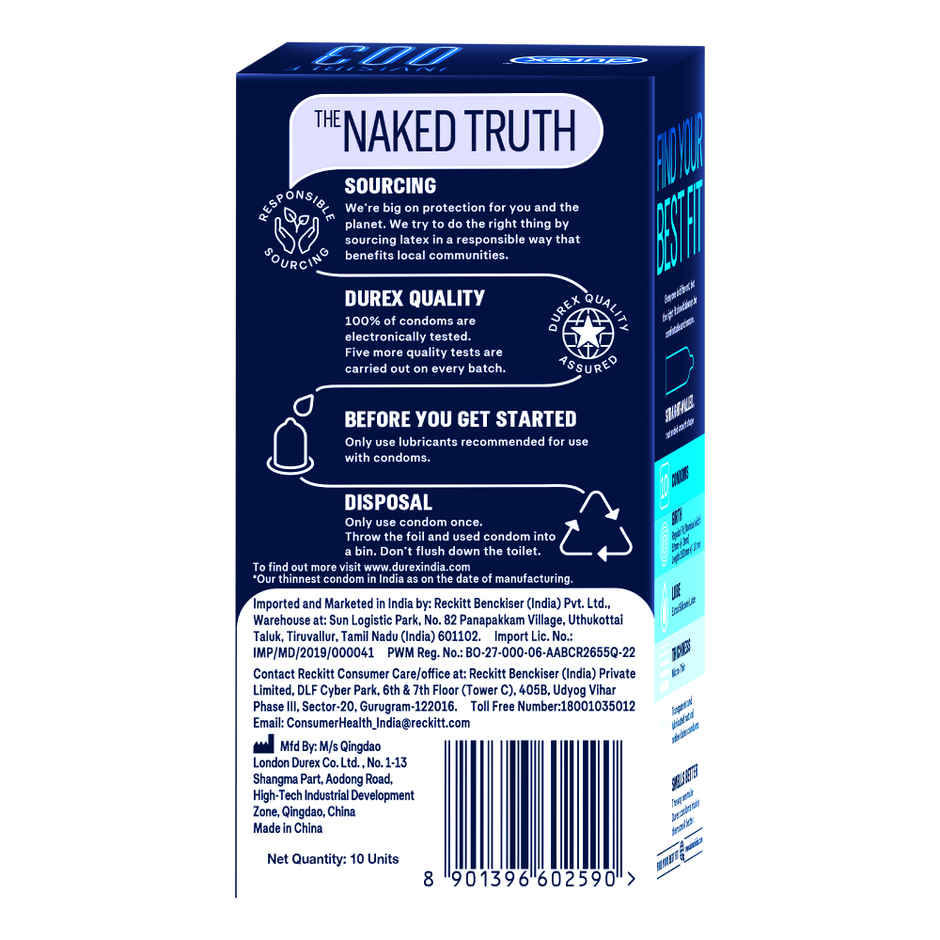 Durex Invisible 003 Condom | Ultra Thin Feel