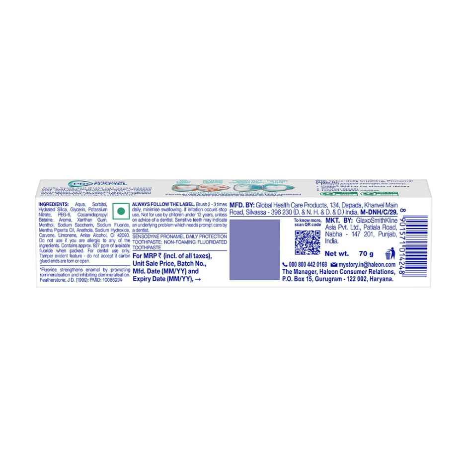 Sensodyne Pronamel Daily Protection Toothpaste, Active Enamel Strengthening & Complete Care