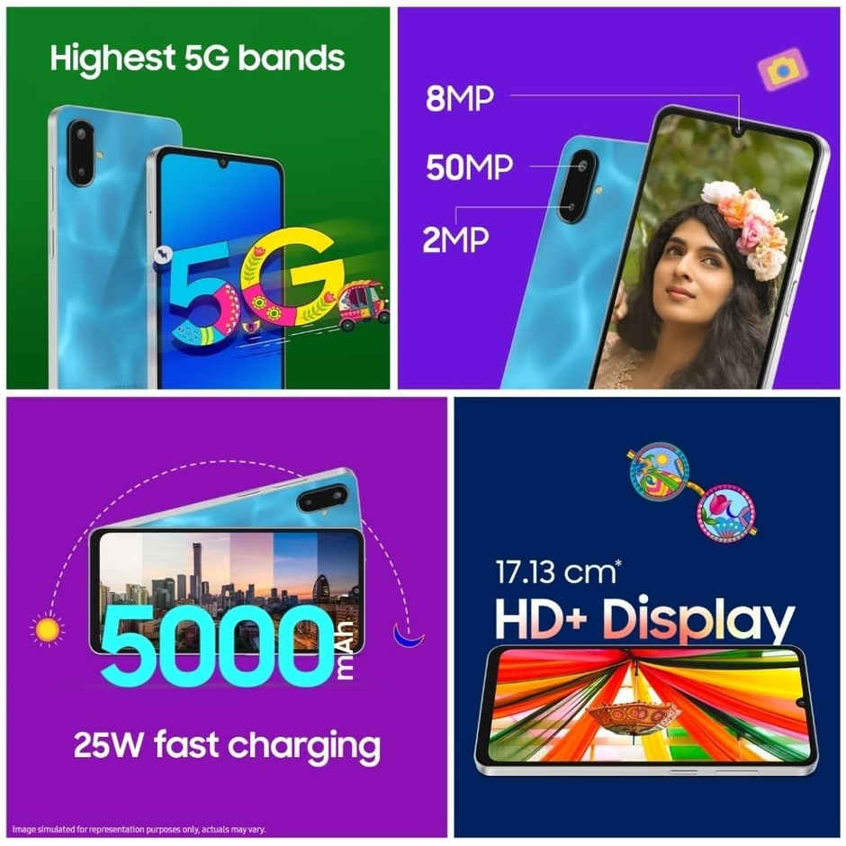 Samsung Galaxy F06 5G 4|64 | Bahama Blue