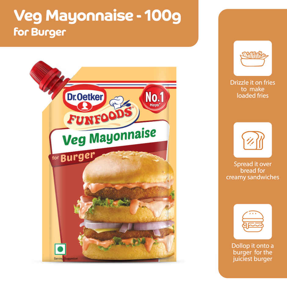 Dr.Oetker Funfoods Veg Mayo Burger