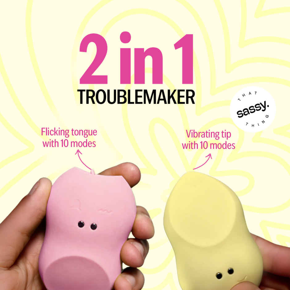 That Sassy Thing Tickle Tongue Personal Massager - Pastel Pink