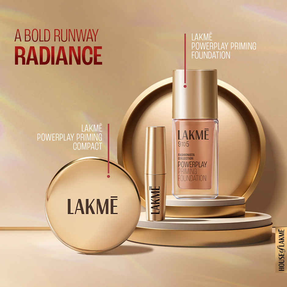 Lakme 9to5 Powerplay Priming Matte Lipstick, Lasts 16hrs, Scarlet Surge