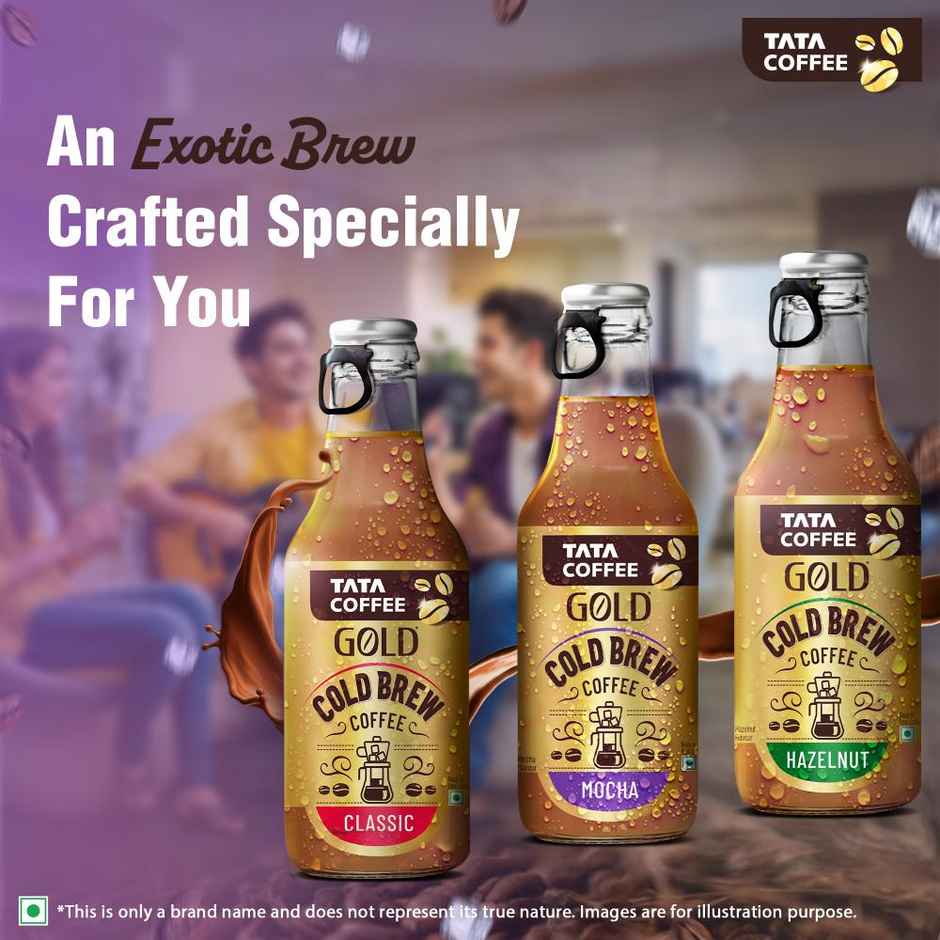 Tata Cold Brew Coffee, Mocha Iced Coffee, Rich & Creamy, Ready to Drink