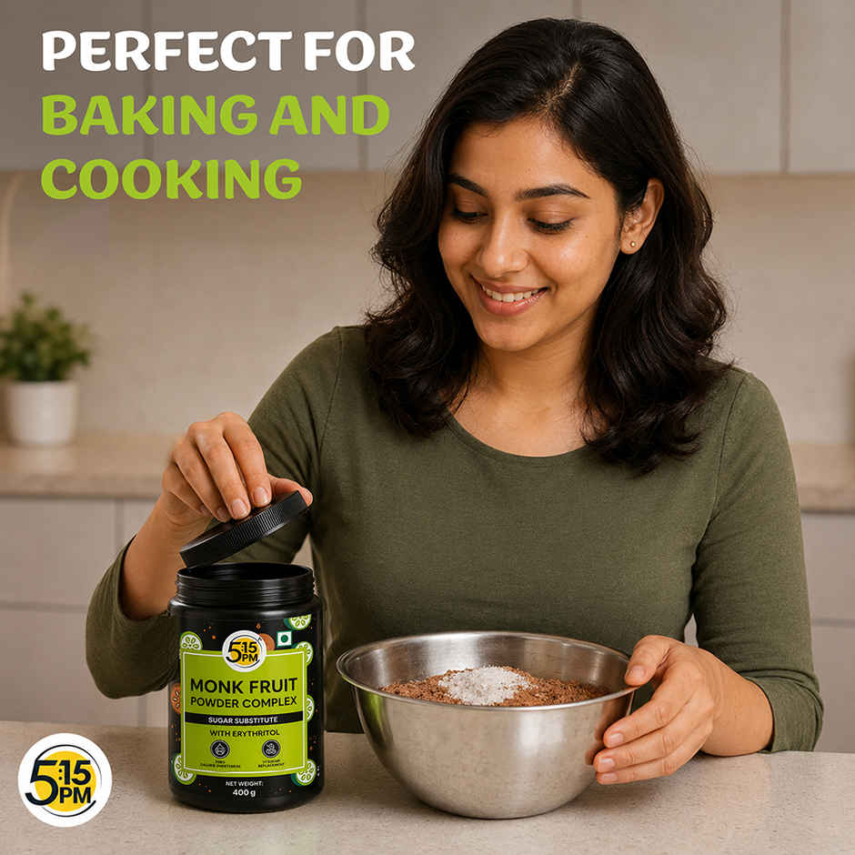 5:15PM Monk Fruit Complex with Erythritol | Monk Fruit For Cooking & Baking