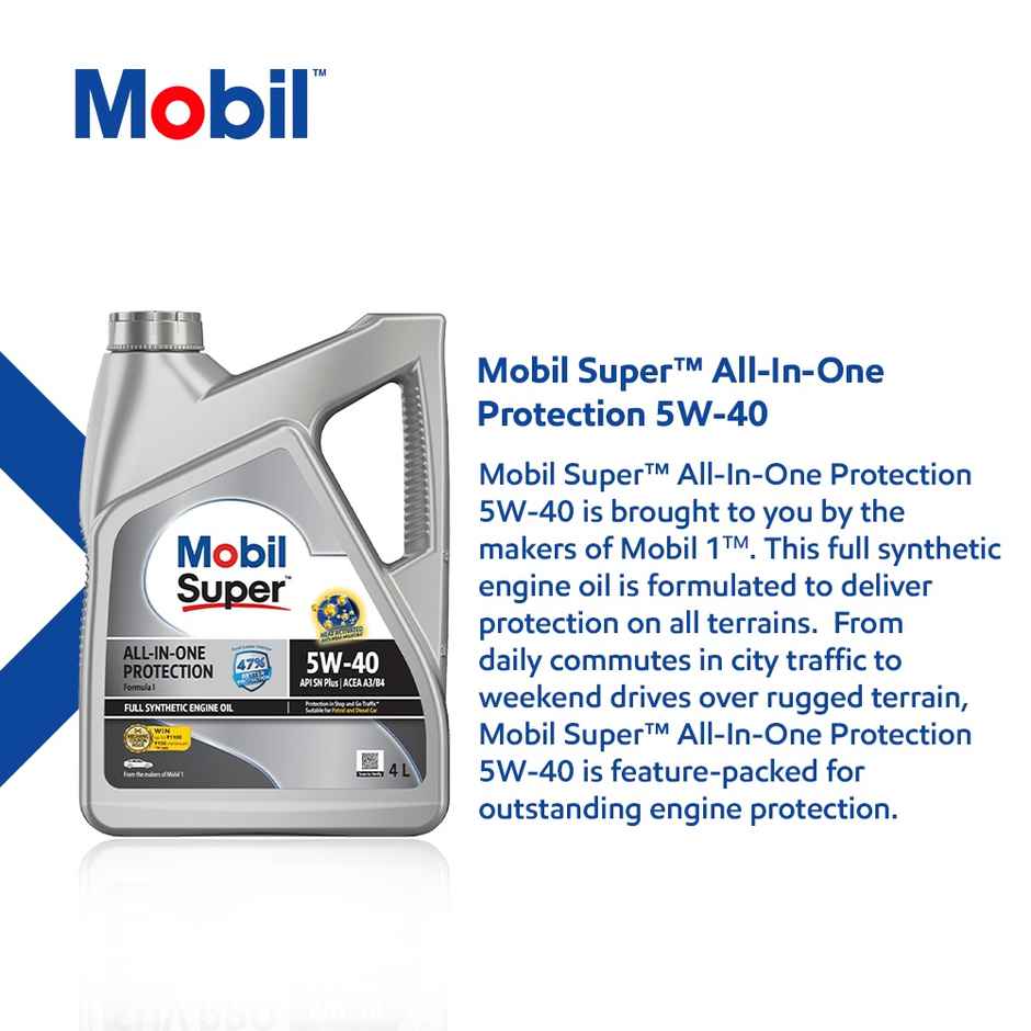 Mobil Super All in One Protection 5w-40 Ct 4 x 4L