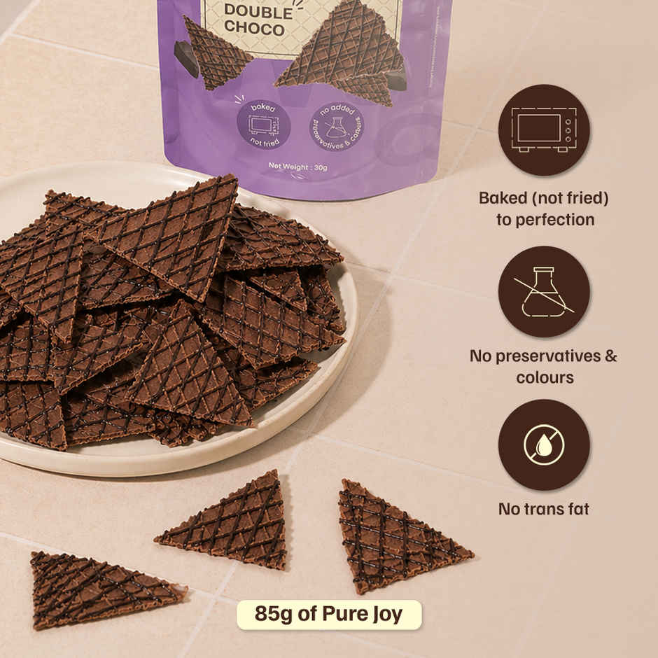 The Belgian Waffle Co Double Choco Crisps
