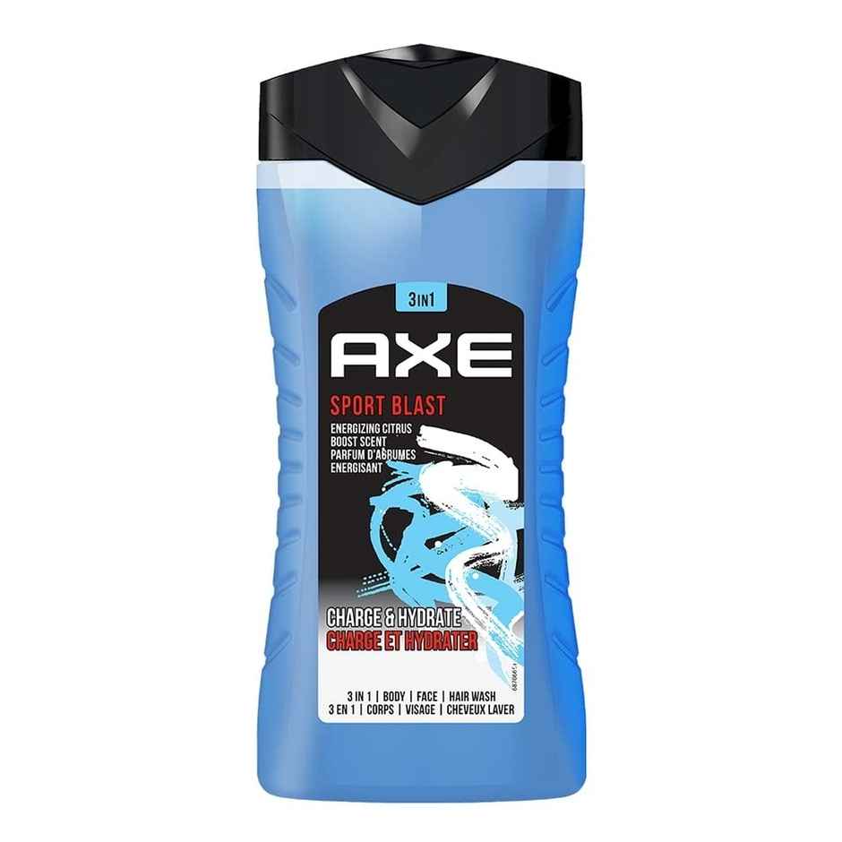 Axe Sports Blast 3-in-1 Body,Face & Hair Wash For Men