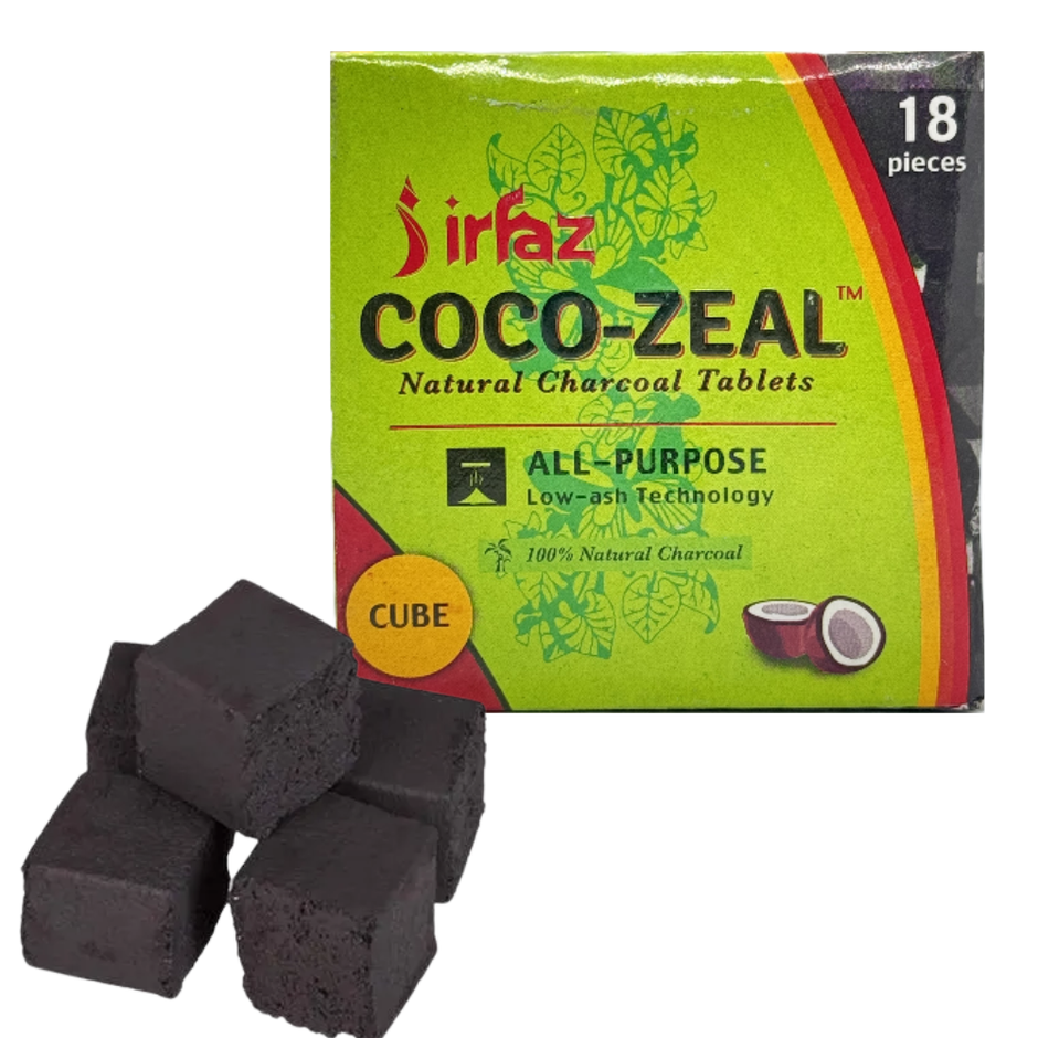 Irfaz Coconut Coal Cube - Hookah Coal