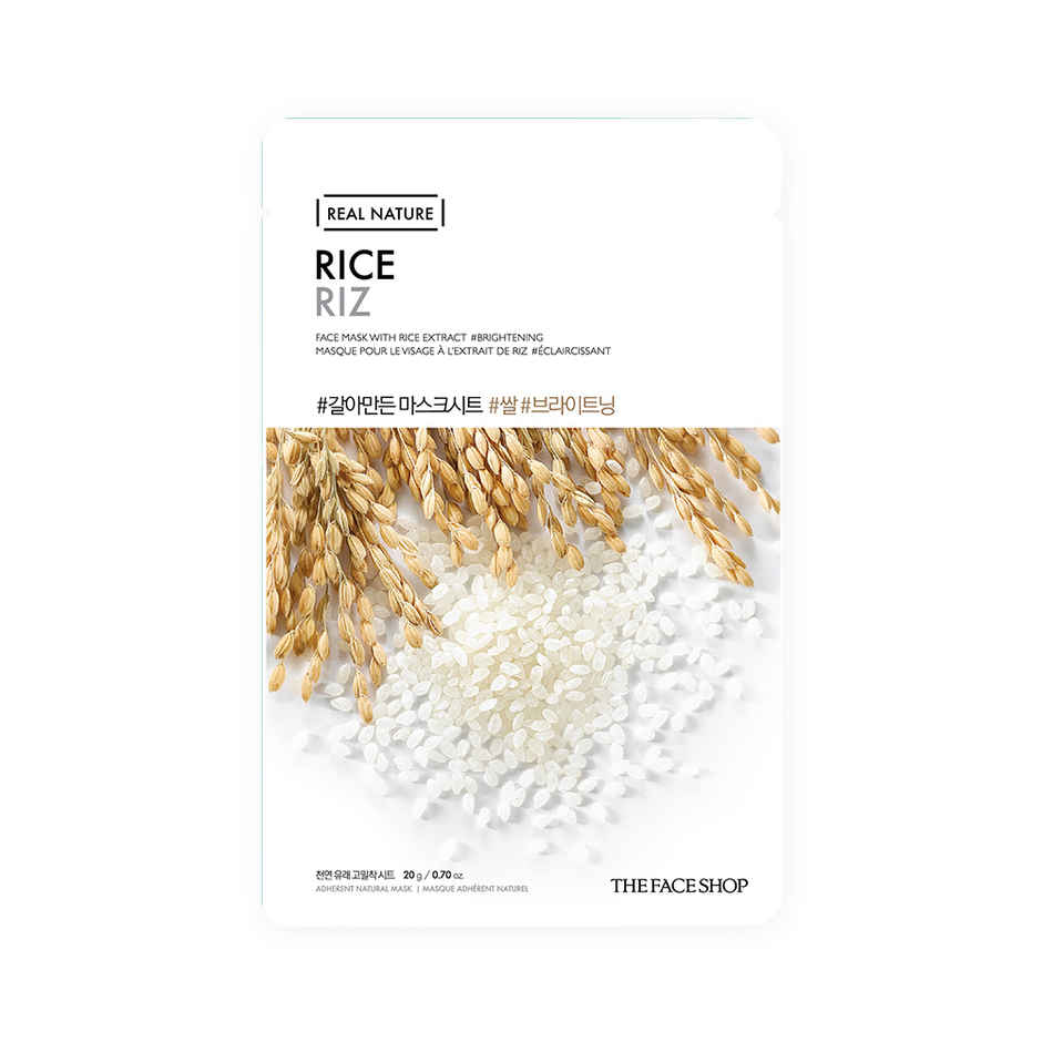 The Face Shop Real Nature Rice Face Mask (Rice)