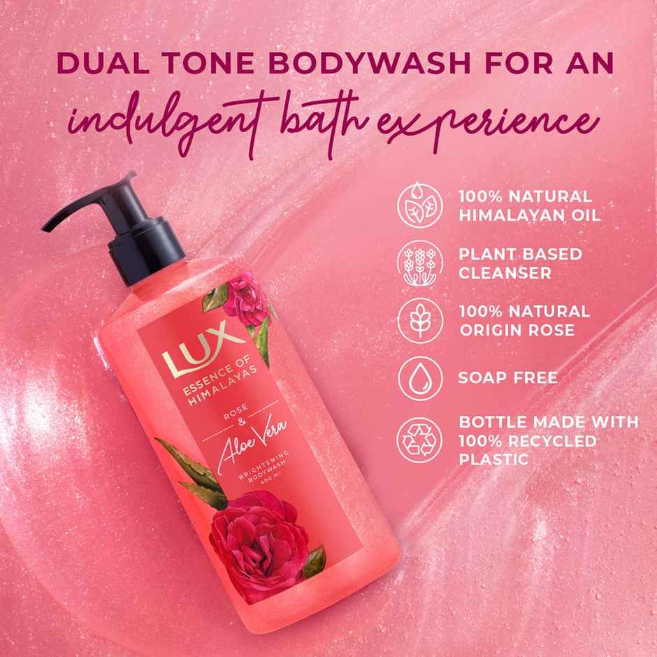 Lux Rose and Aloe Vera Shimmer Body Wash
