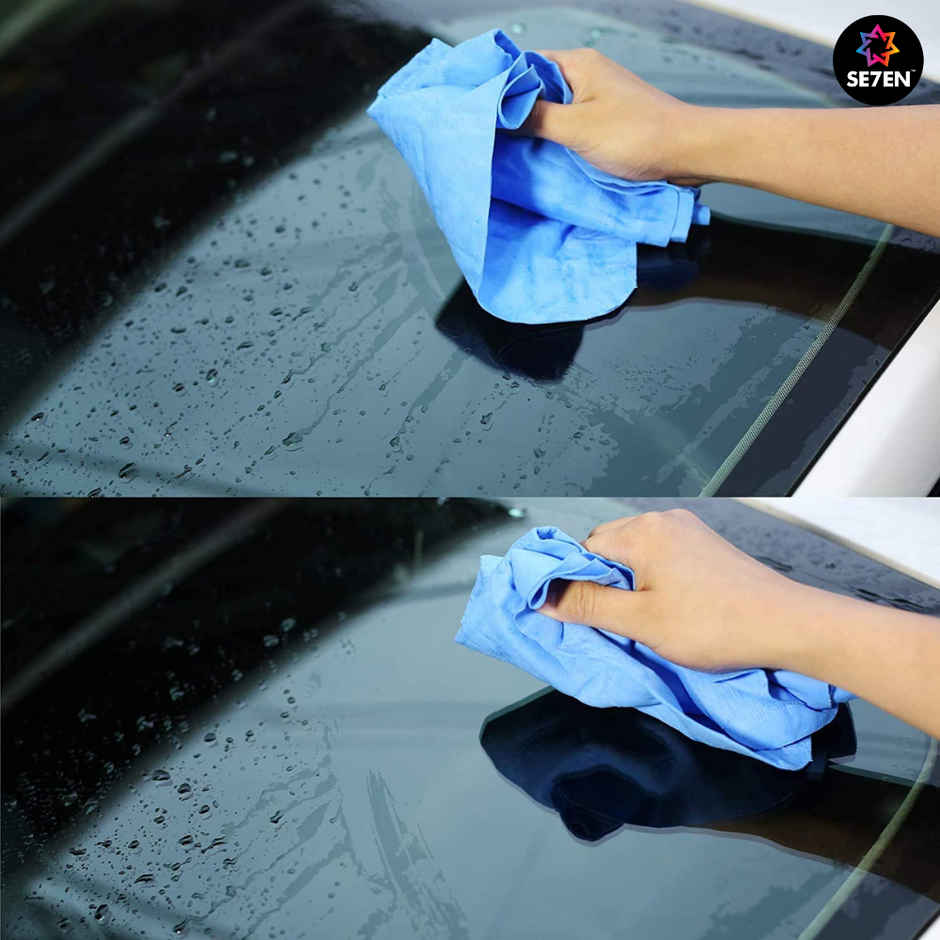 SE7EN Synthetic Cleaning Cloth - Multipurpose Wiping Cloth for Car, Glass & Furniture