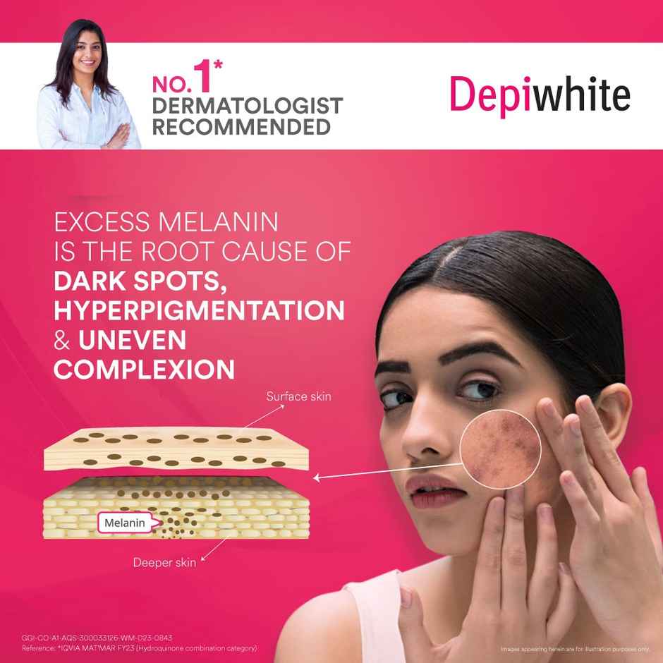 Dr. Reddy'S Depiwhite Advanced Dark Spots & Pigmentation Removal Cream For Men & Women