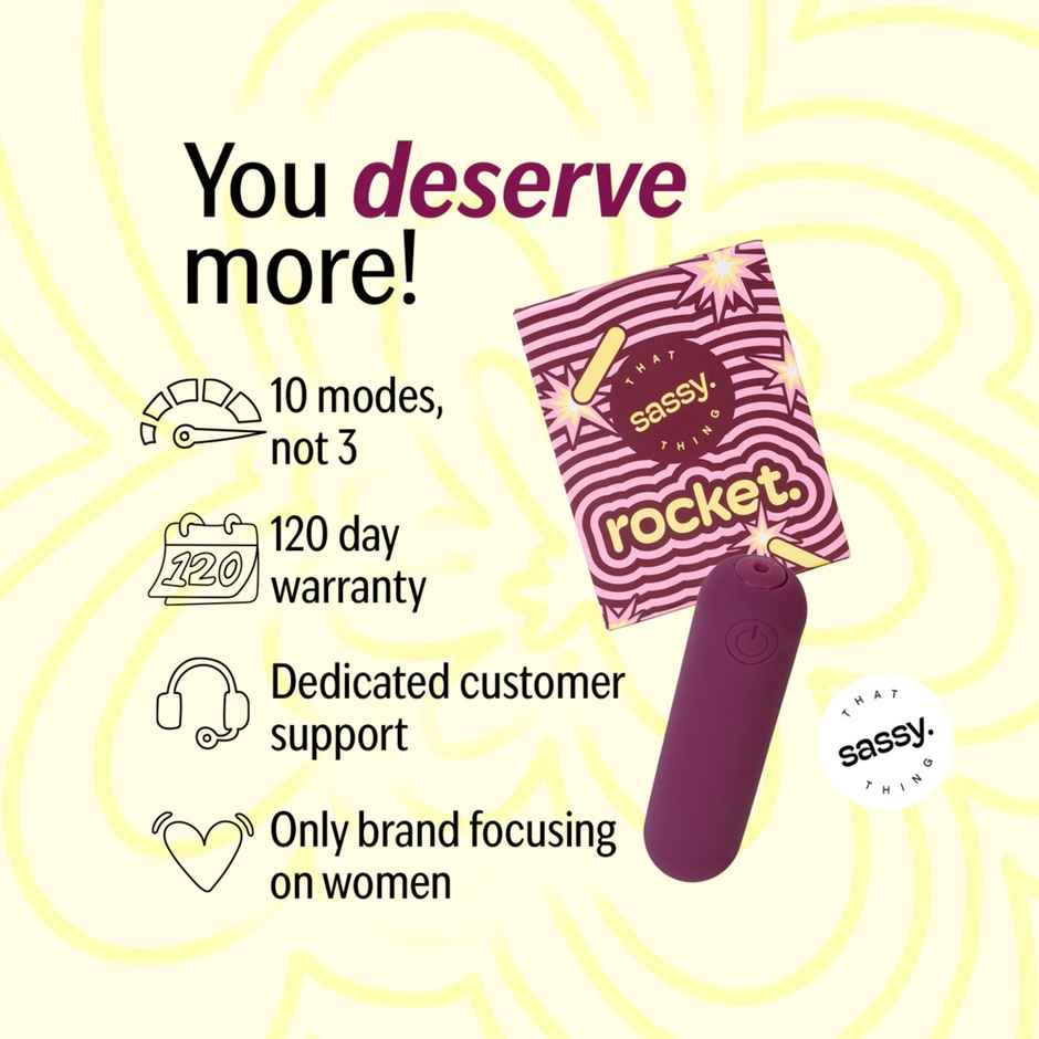 That Sassy Thing Rocket Bullet Personal Massager | Perky Plum
