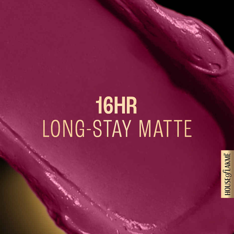 Lakme Forever Matte Liquid Lip | 16 Hr Lipstick | Lightweight & transferproof | Red Wine