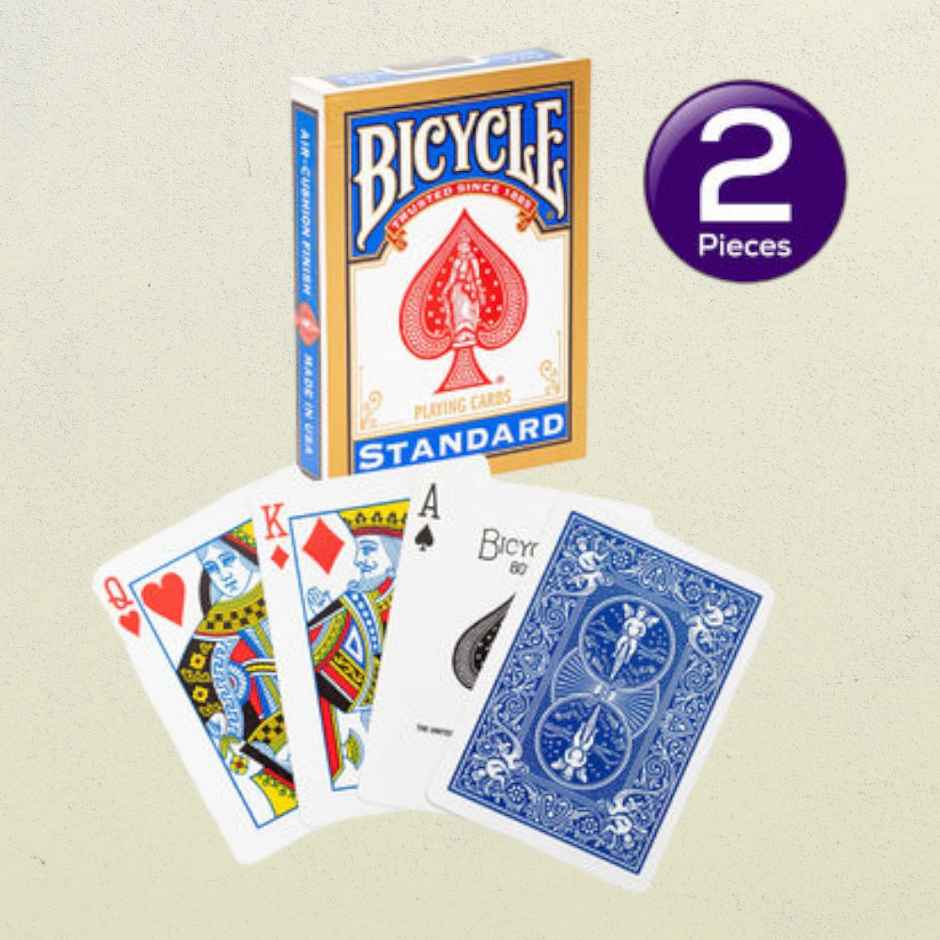 Parksons Cartamundi Bicycle Standard Rider Back Playing Cards (Colour May Vary) Combo