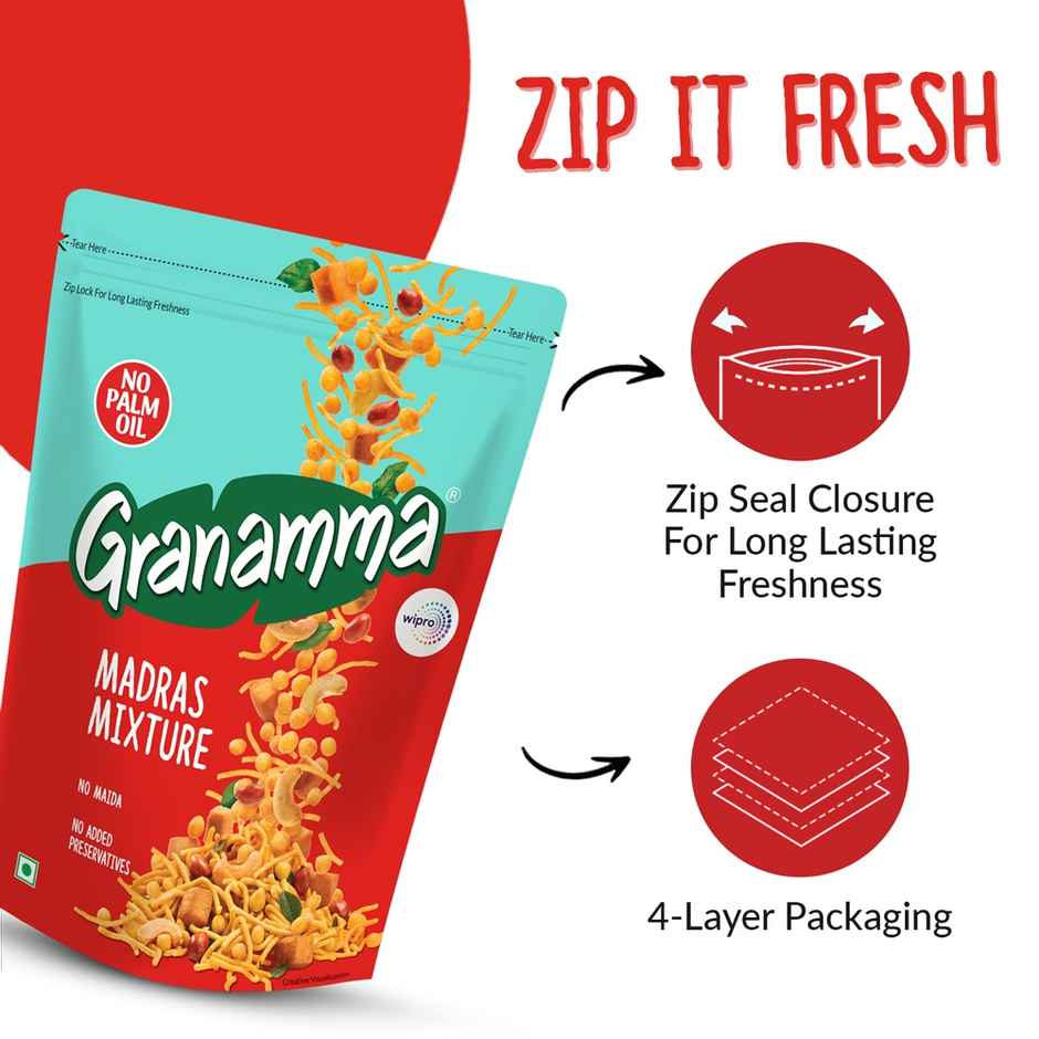 Granamma Madras Mixture | Crunchy Savory Snack