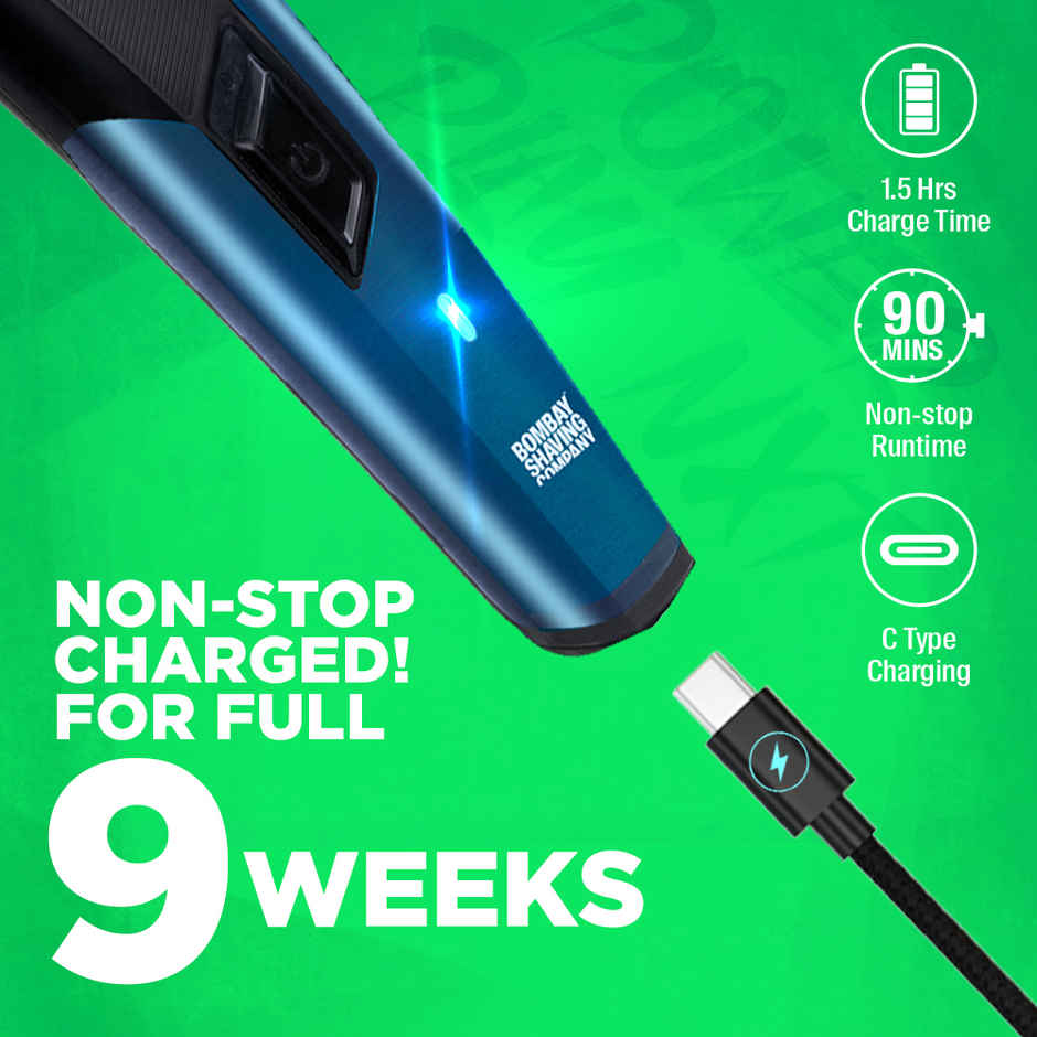 Bombay Shaving Company Type C Charging Trimmer | Power Play Nxt