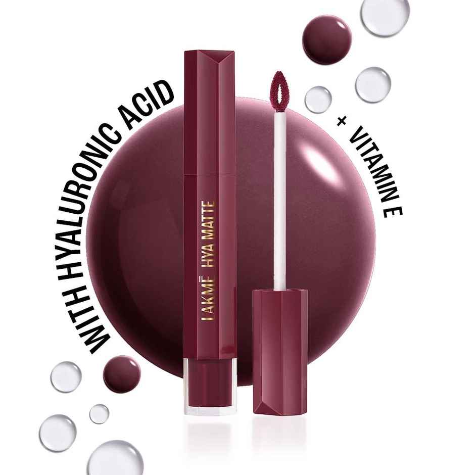 Lakme 9to5 Hya Matte Lip Liquid + Hyaluronic Acid | Meetup Mauve