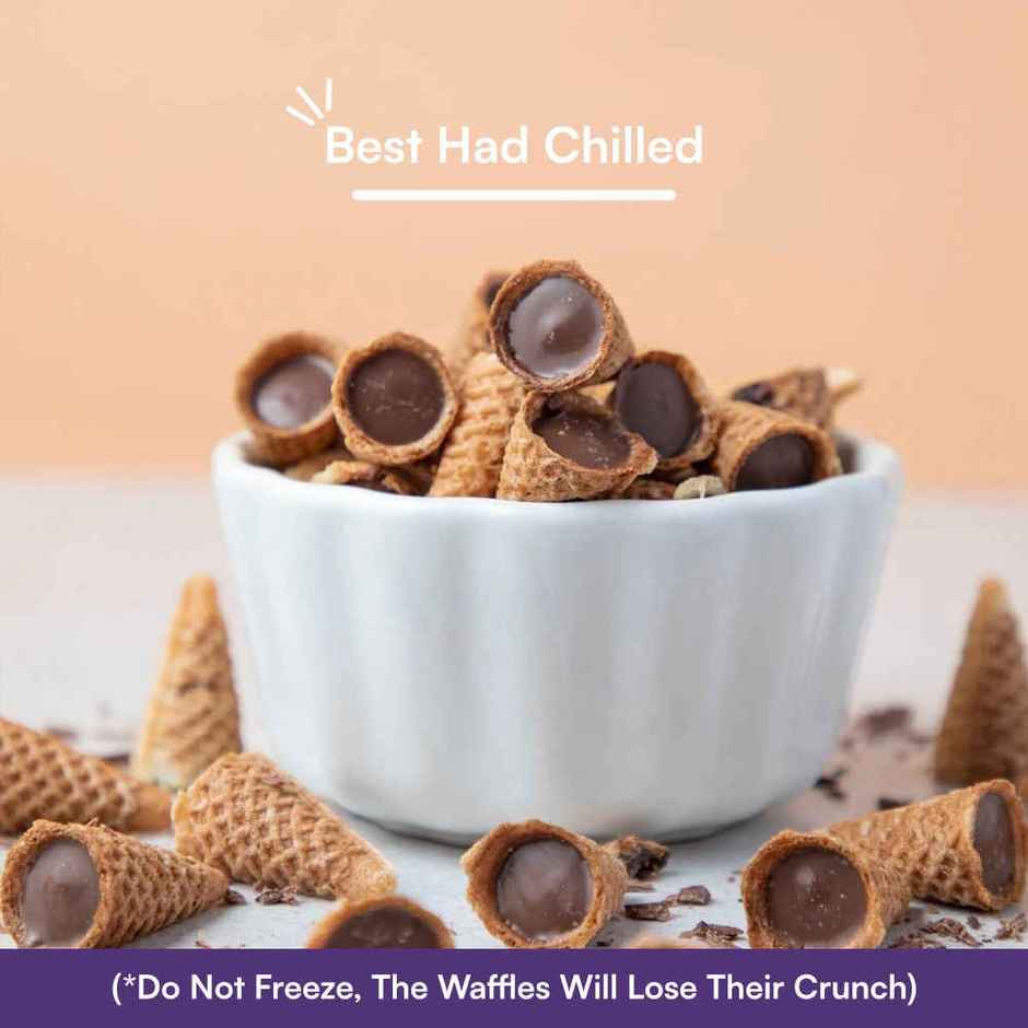 Nova Nova Best Bite | Chocolate Filled Mini Cones | Belgian Chocolate