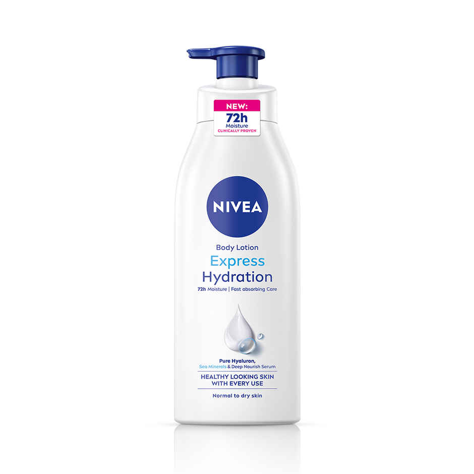 NIVEA Express Hydration Body Lotion|Sea Minerals & Deep Moisture Serum|Non Greasy