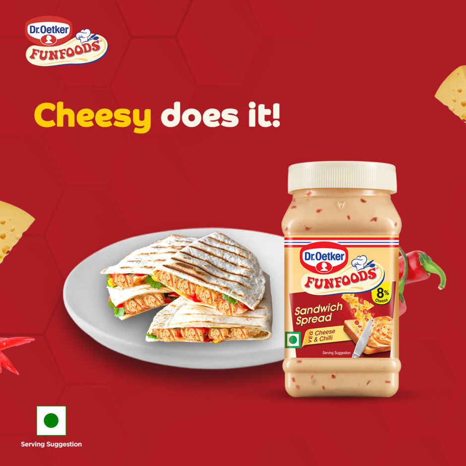 Dr. Oetker FunFoods Veg Cheese & Chilli Sandwich Spread