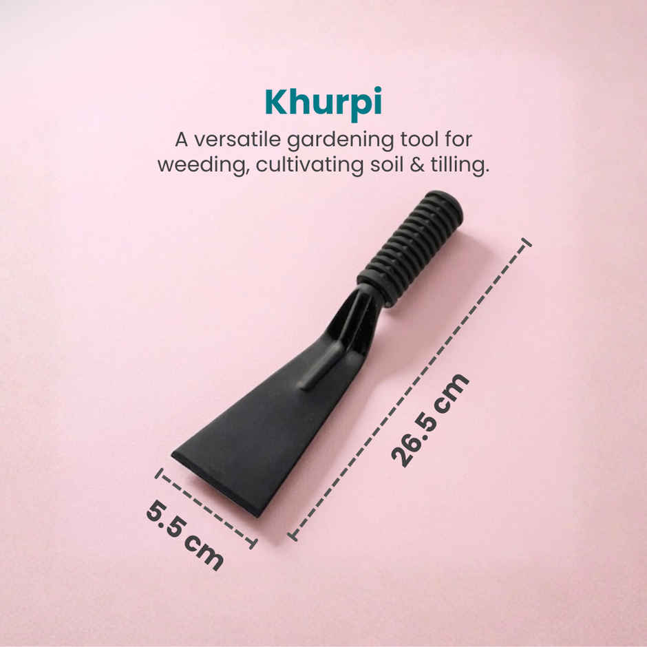 Zamia Khurpi | Rust Resistant Gardening Hand Tool for Digging Soil | 10.5 inch | By Nurturing Green