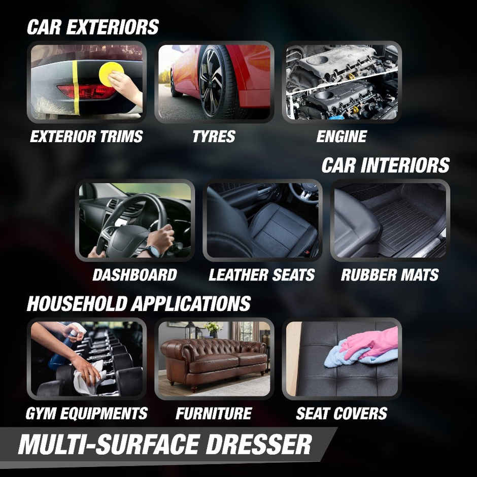 Wavex Silicone Glaze Car Concentrate | Multipurpose Dresser for Car and Bike