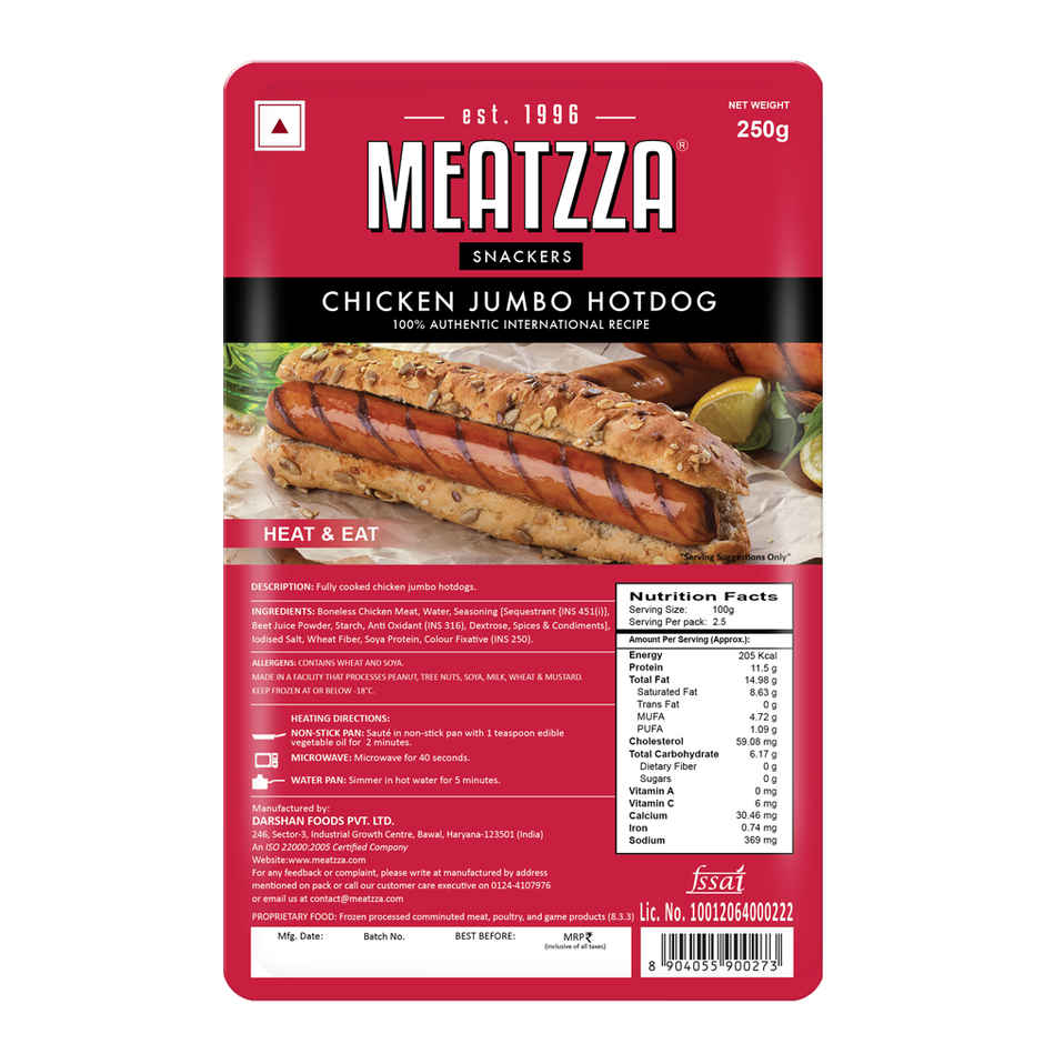 Meatzza Chicken Jumbo Hotdog