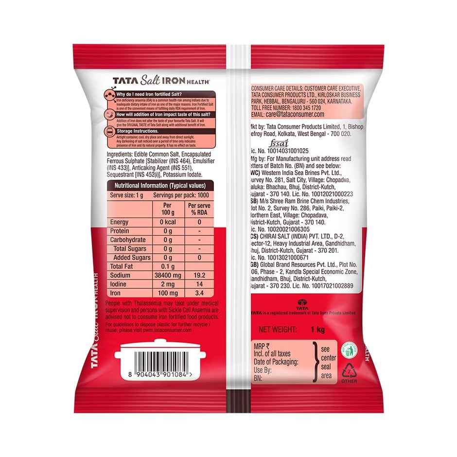 Tata Salt Iron Health