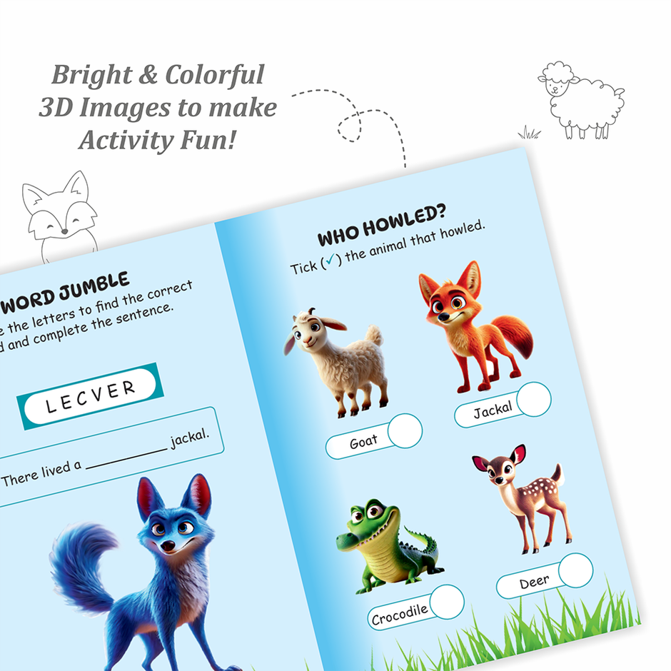 Physics Wallah 10 Moral Story Books For Kids With Activities | Short Animal tales | 3-10 years