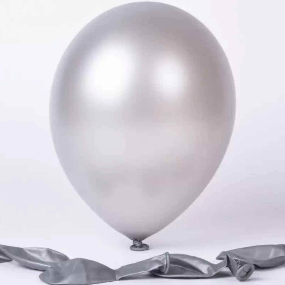 Let's Vybe Balloon Golden & Silver