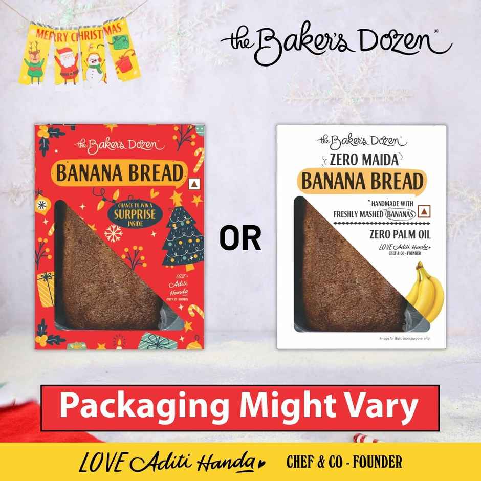 The Baker's Dozen Banana Bread 100% Wholewheat