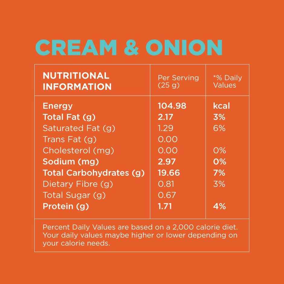 Open Secret Cream & Onion Puff Snacks - Not Fried