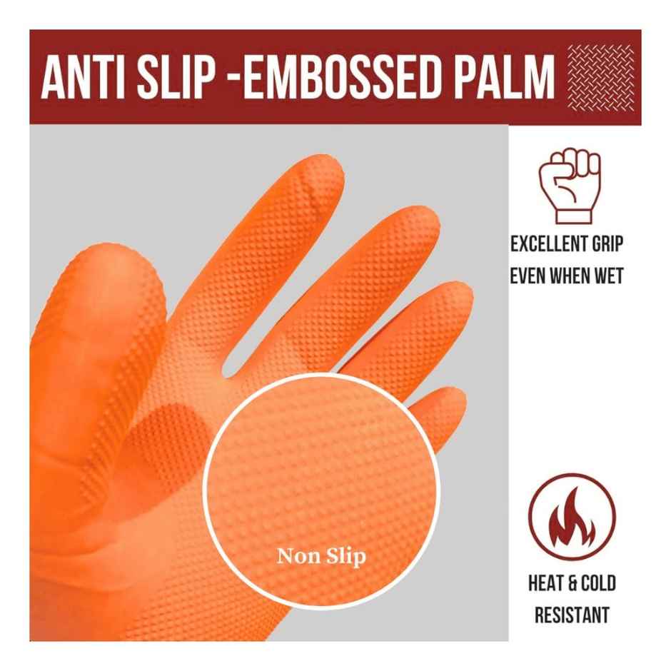 Se7en Heavy Duty Reusable Household Hand Gloves(Colour May Vary)