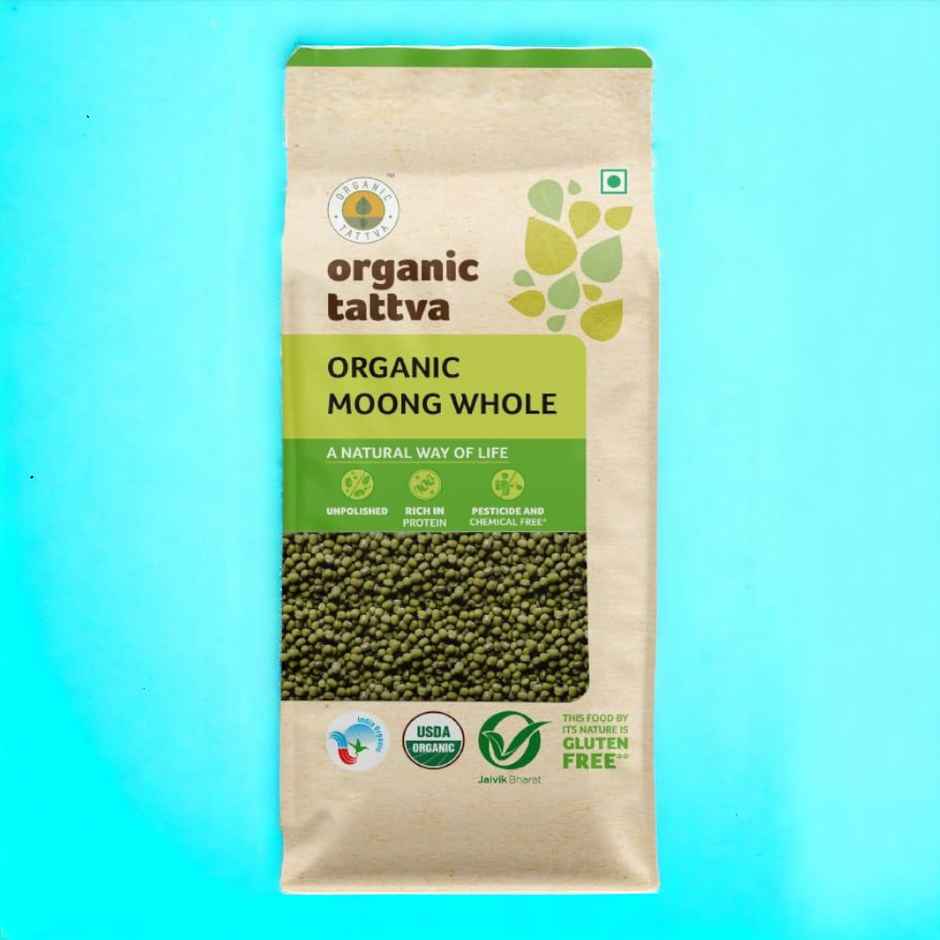 Organic Tattva Moong Whole