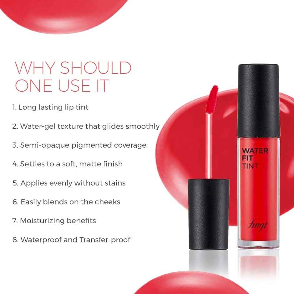 The Face Shop Water Fit Lip Tint Rose Pink