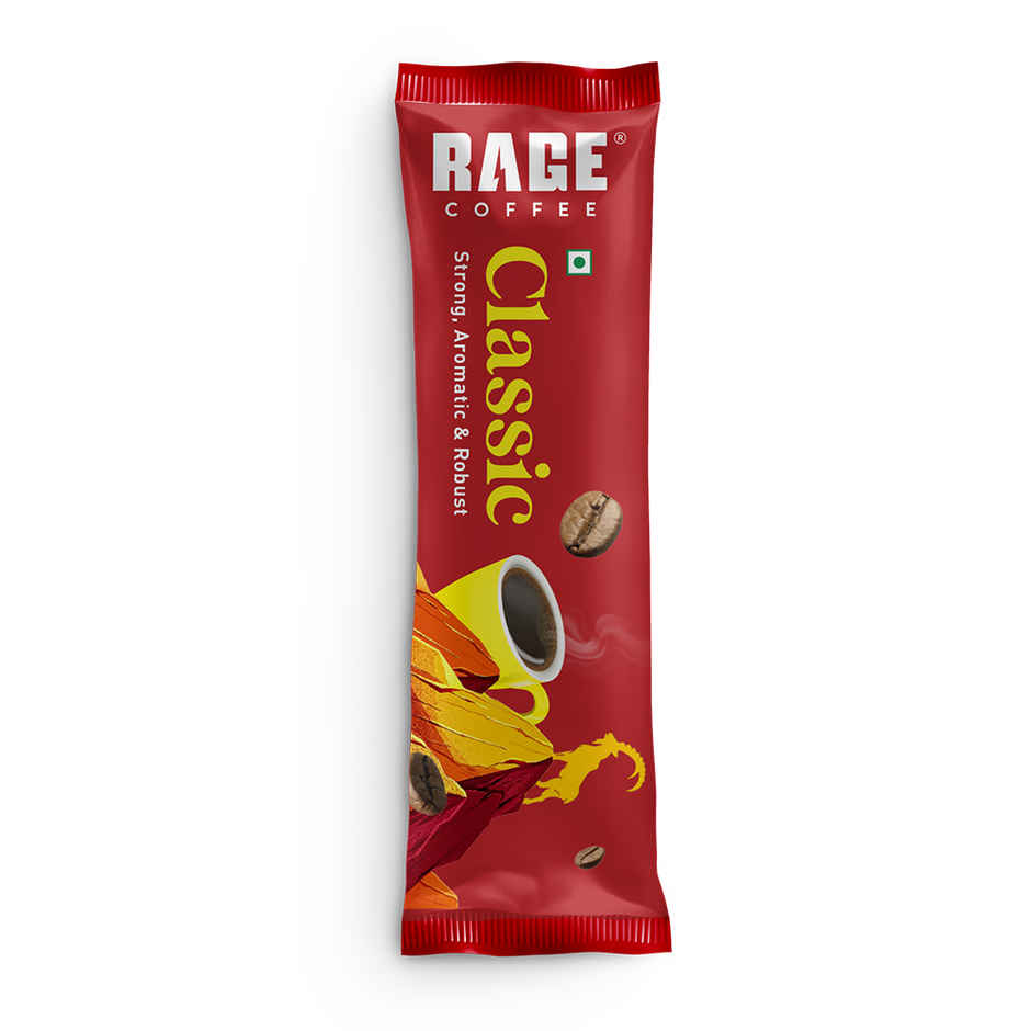 Rage Classic Instant Coffee Powder Sachet