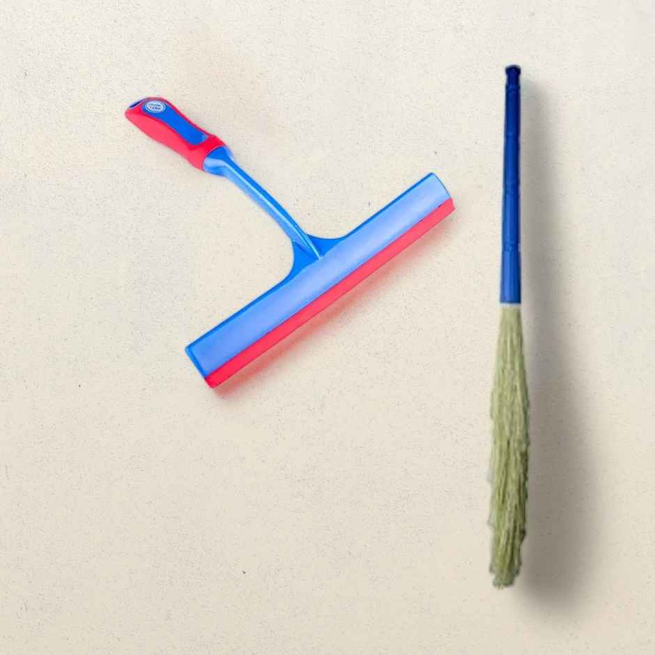 Chakaachak Eazo Wiper(1pc) & Chakaachak Eazo Grass Broom New(1pc) Combo