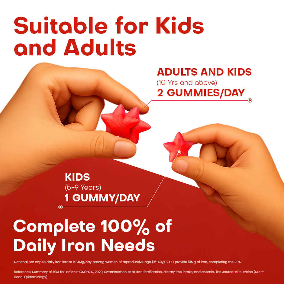 Livogen Iron Supplement Gummies