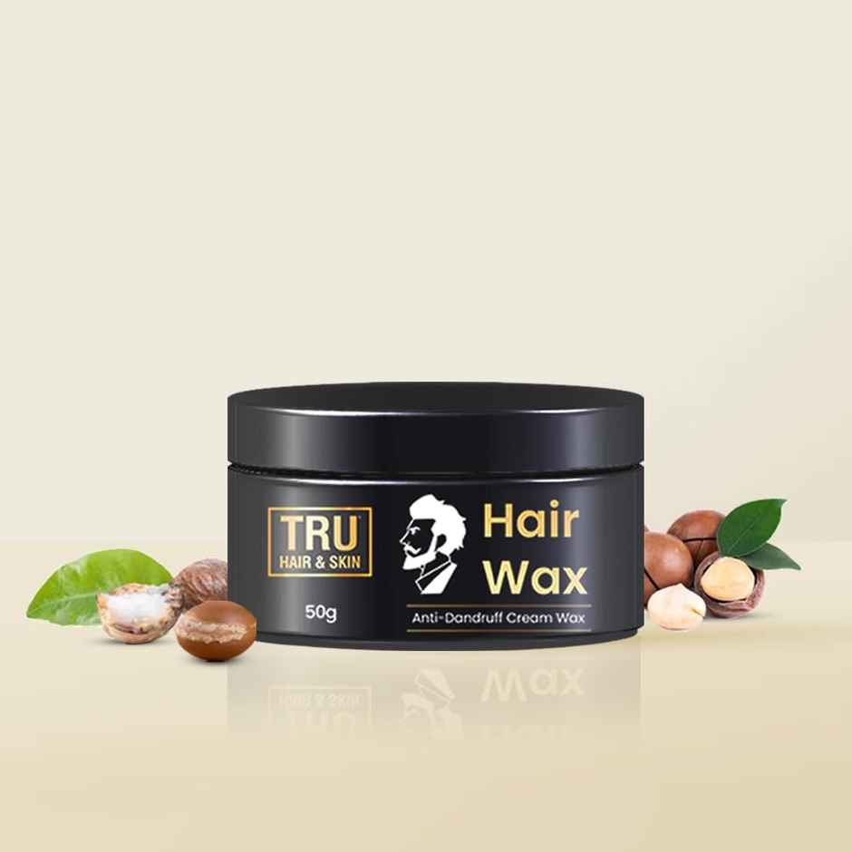 Tru Hair & Skin SPF 50 Styling Cream for men: 3-in-1 | Hair sunscreen + Argan Oil +  Hair wax