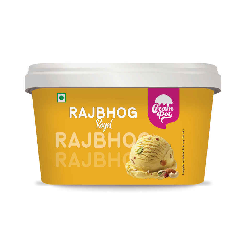 Cream Pot Rajbhog Tub | Frozen Dessert Tub