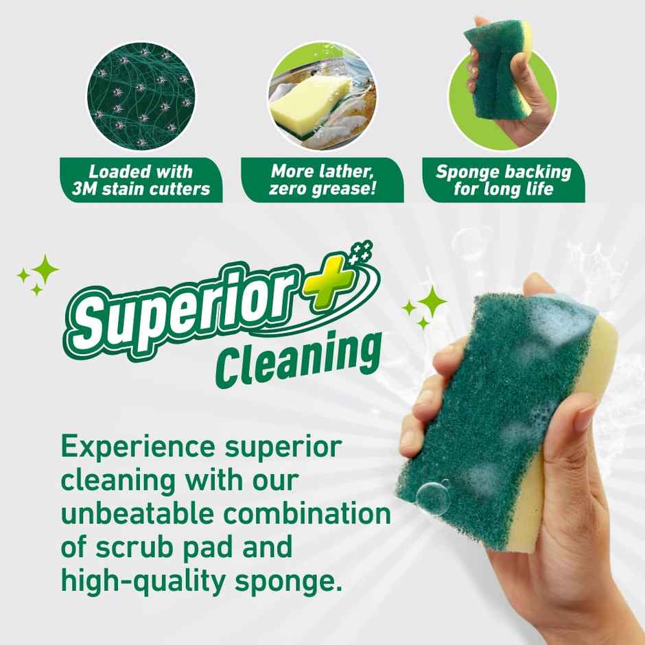 Scotch-Brite Scrub Sponge - 6.9 x 10 Combo 