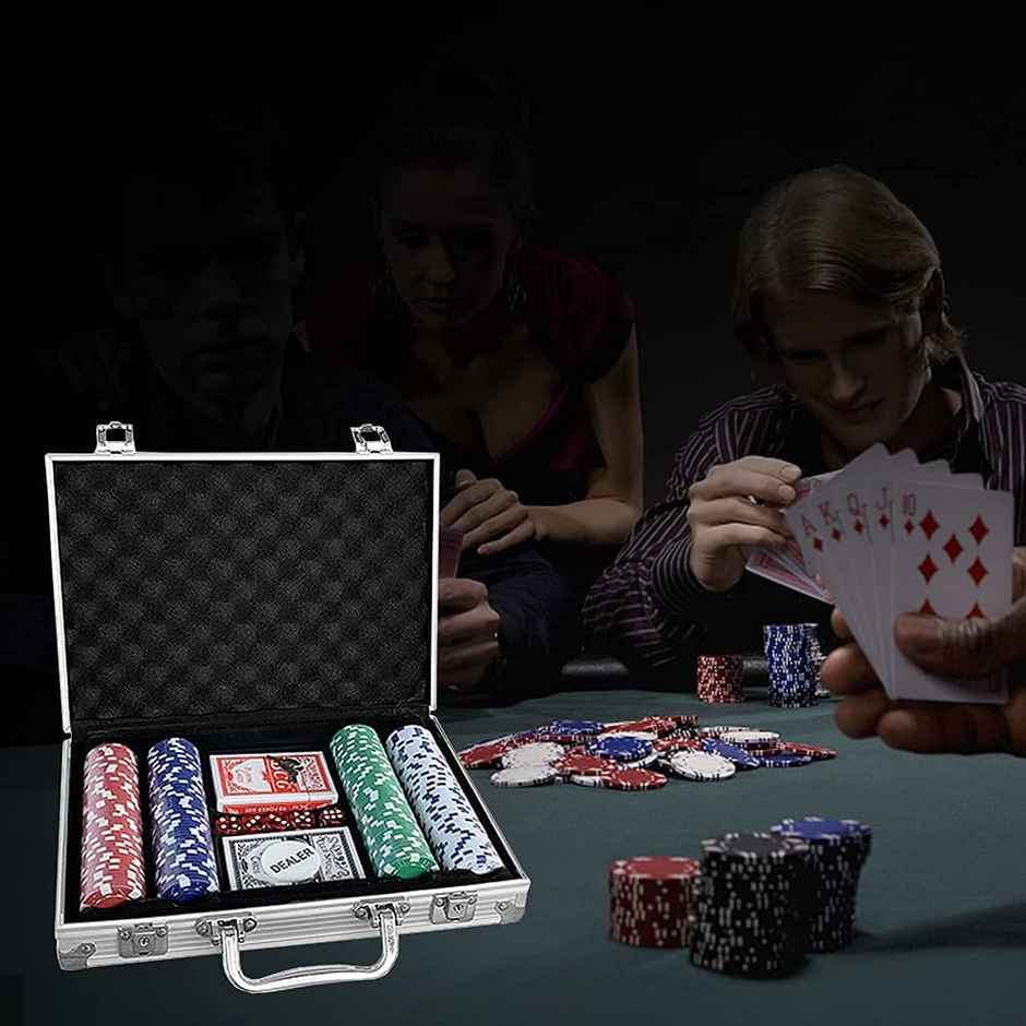 ABK Professional 200 Piece Poker Chip Set with Aluminium Carry Case