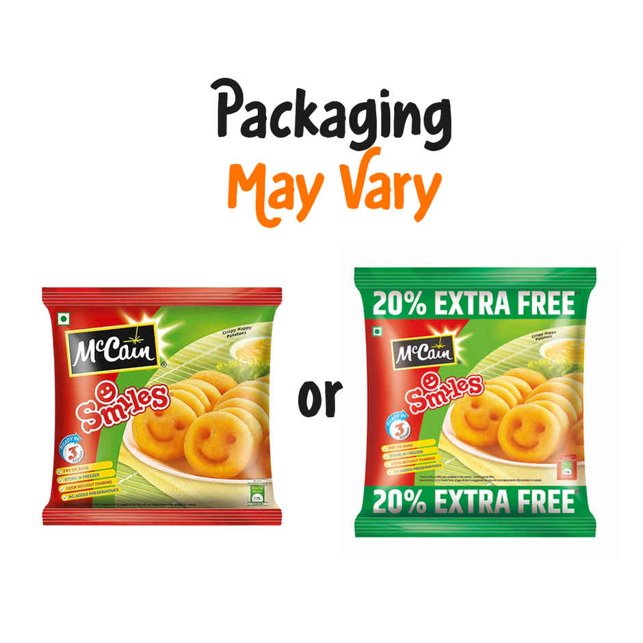 McCain Smiles | Crispy Potato Snacks | No Added Preservatives