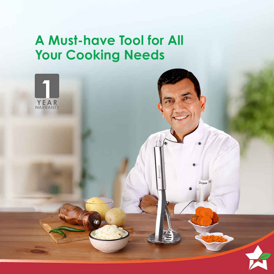 Wonderchef Ambrosia Potato Masher | Stainless Steel