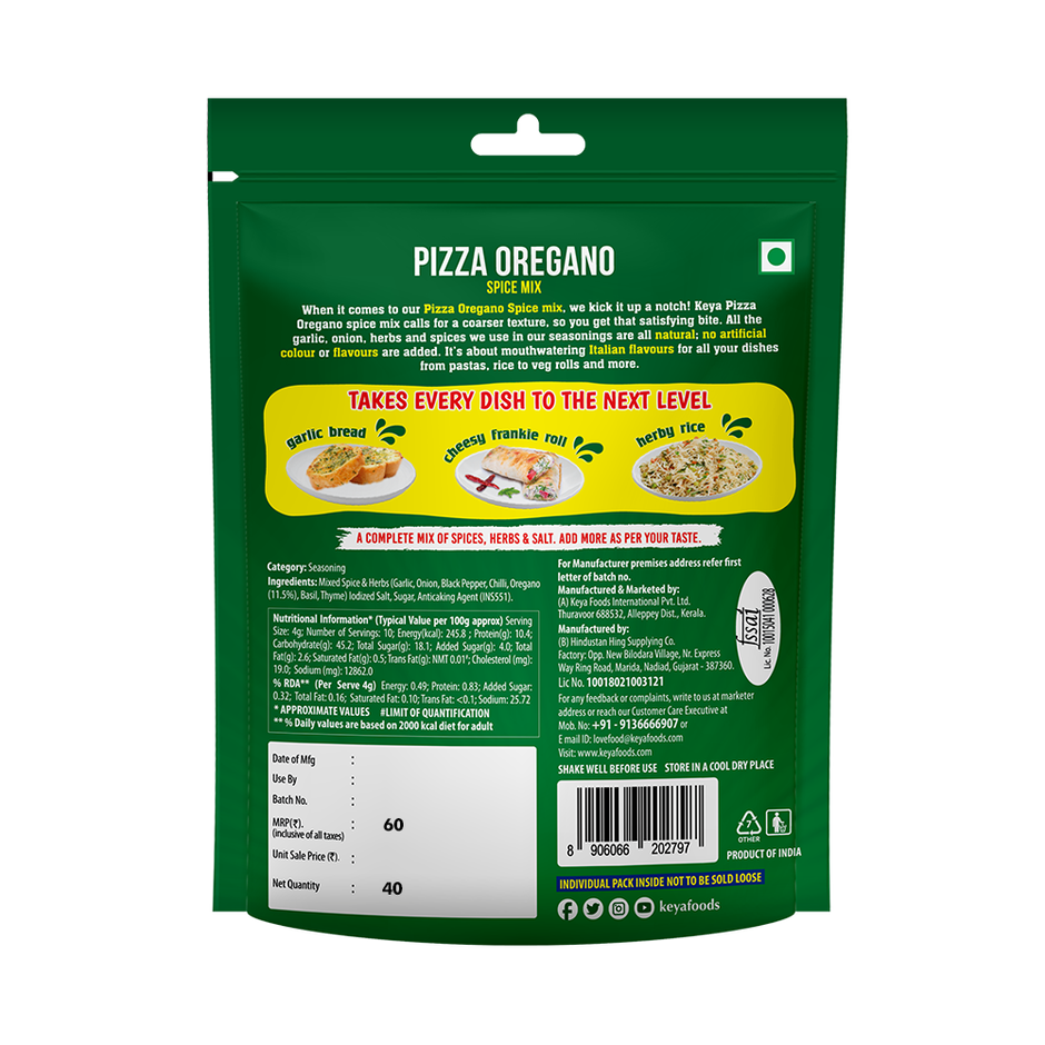 Keya Pizza Oregano Spice Mix Multipack