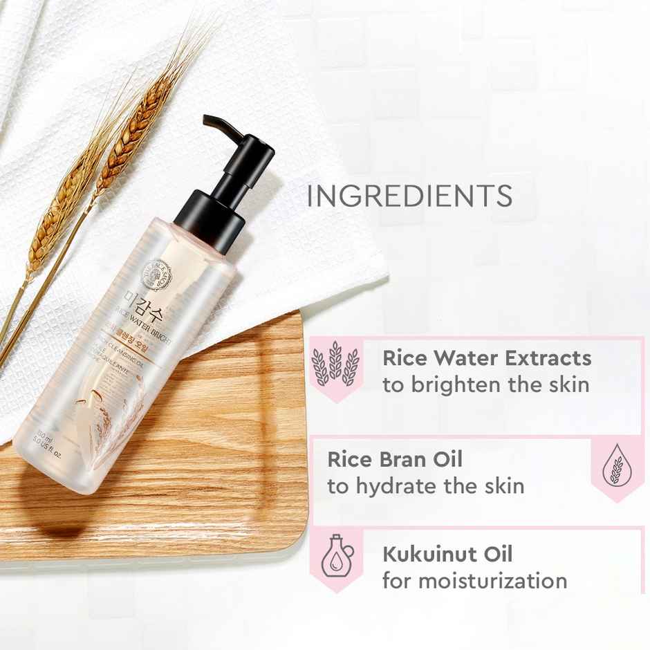 The Face Shop Rice Water Bright Rich Cleansing Oil